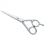Barber Scissors with finger rest     One Blade Micro Serrated