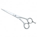 Barber Scissors with finger rest  One Blade Micro Serrated